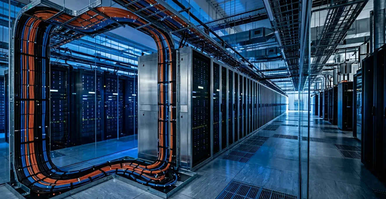 Infrastructure serveur résiliente avec plusieurs centres de données interconnectés et mécanismes de protection redondants