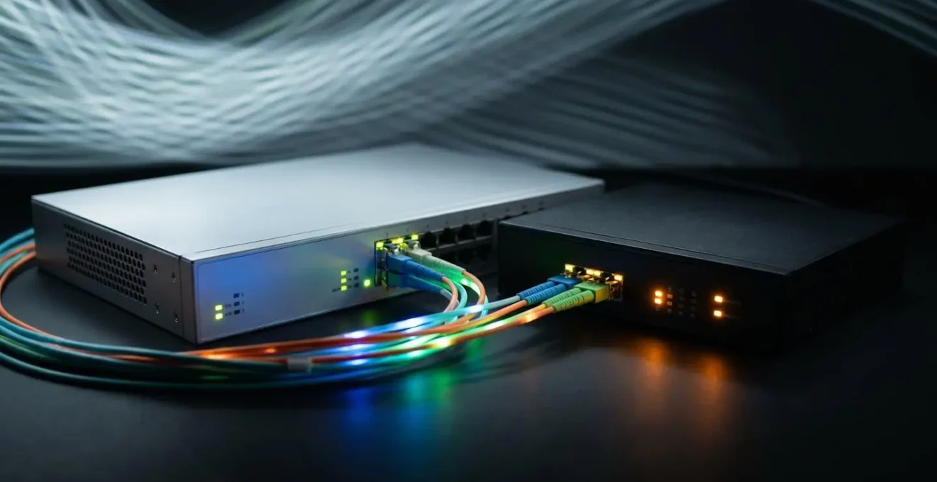 Schéma architectural montrant l'intégration d'un switch L3 avec un pare-feu NGFW pour le routage inter-VLAN sécurisé