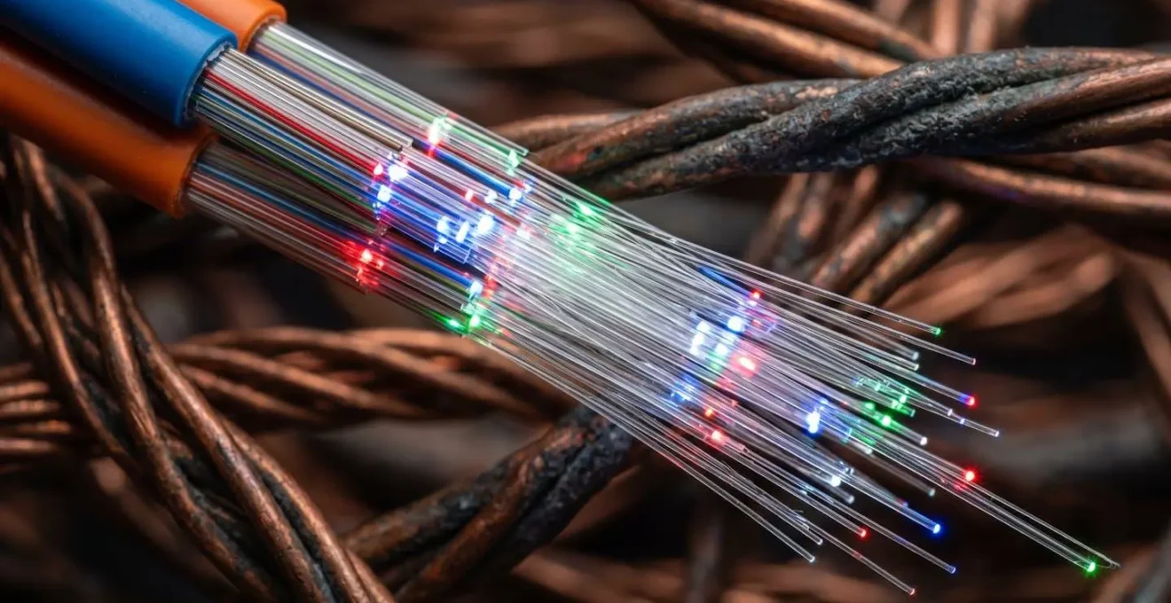 Transition technologique du réseau cuivre vers la fibre optique