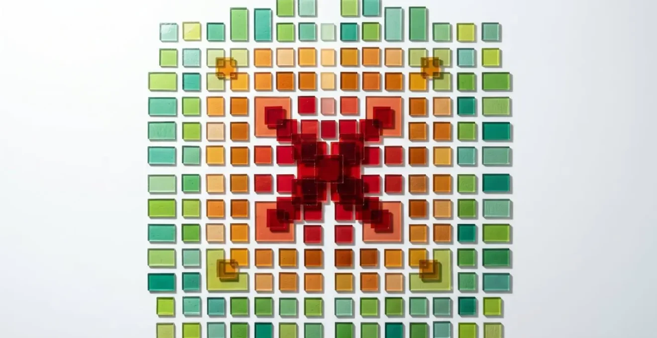 Visualisation thermique abstraite des niveaux de risques d'accès dans un système d'entreprise